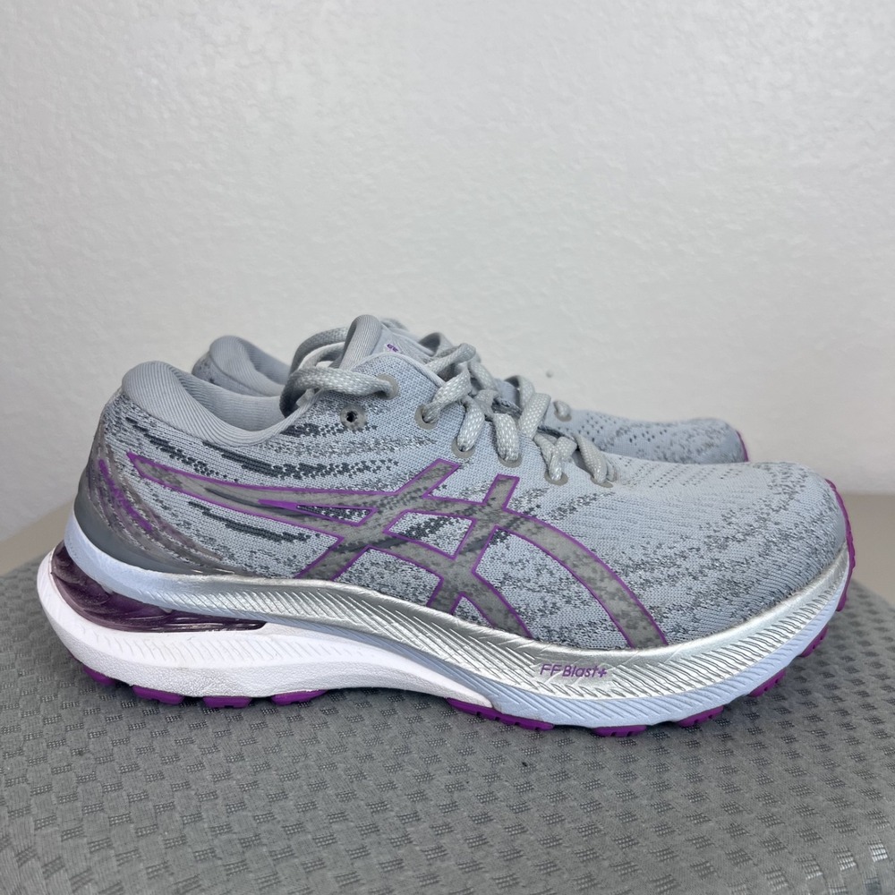 Asics Gel Kayano 29 Womens 7 W Running Shoes Athletic Gray Pink Comfort Sneakers